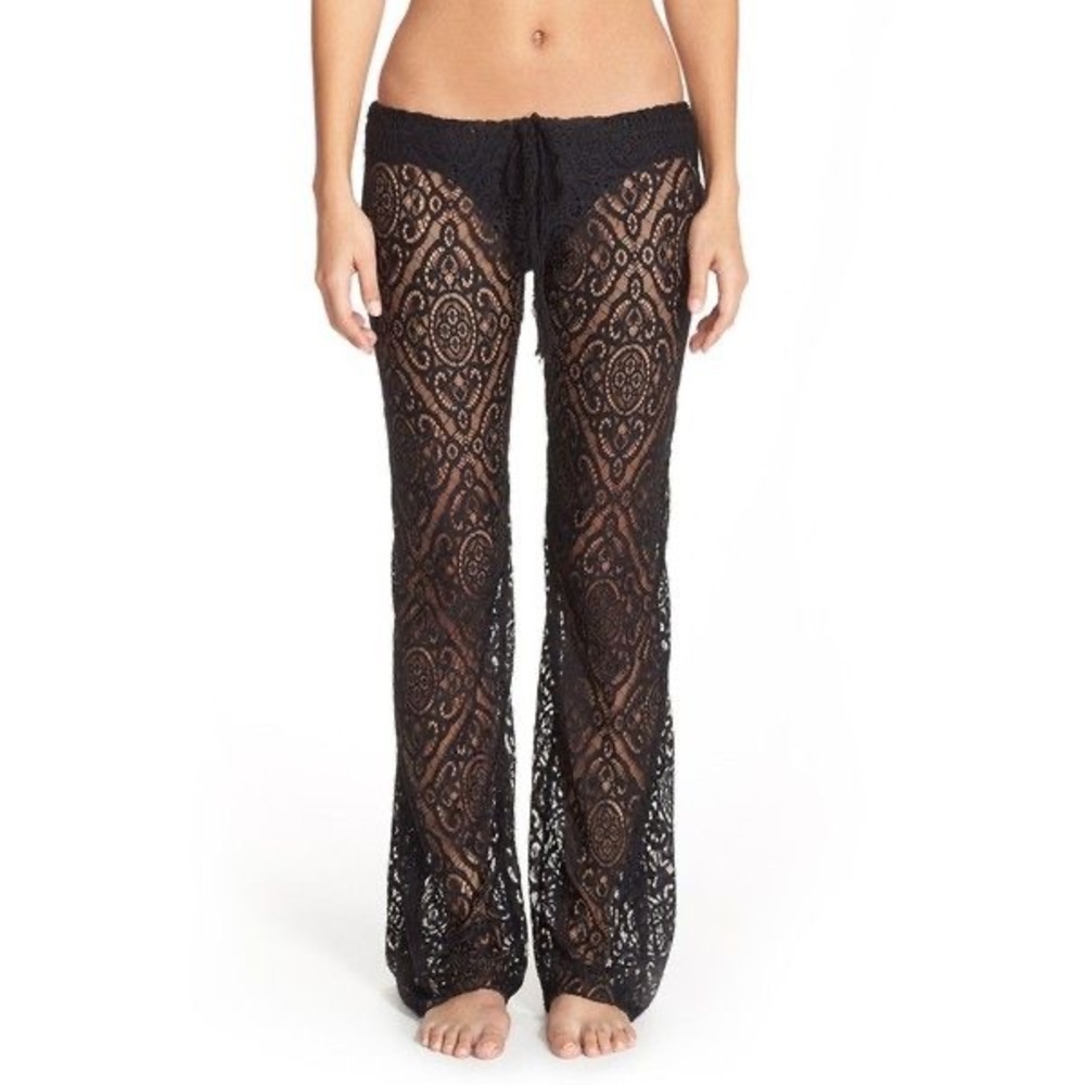 BECCA 'AMORE' LACE SWIM COVER UP PANTS